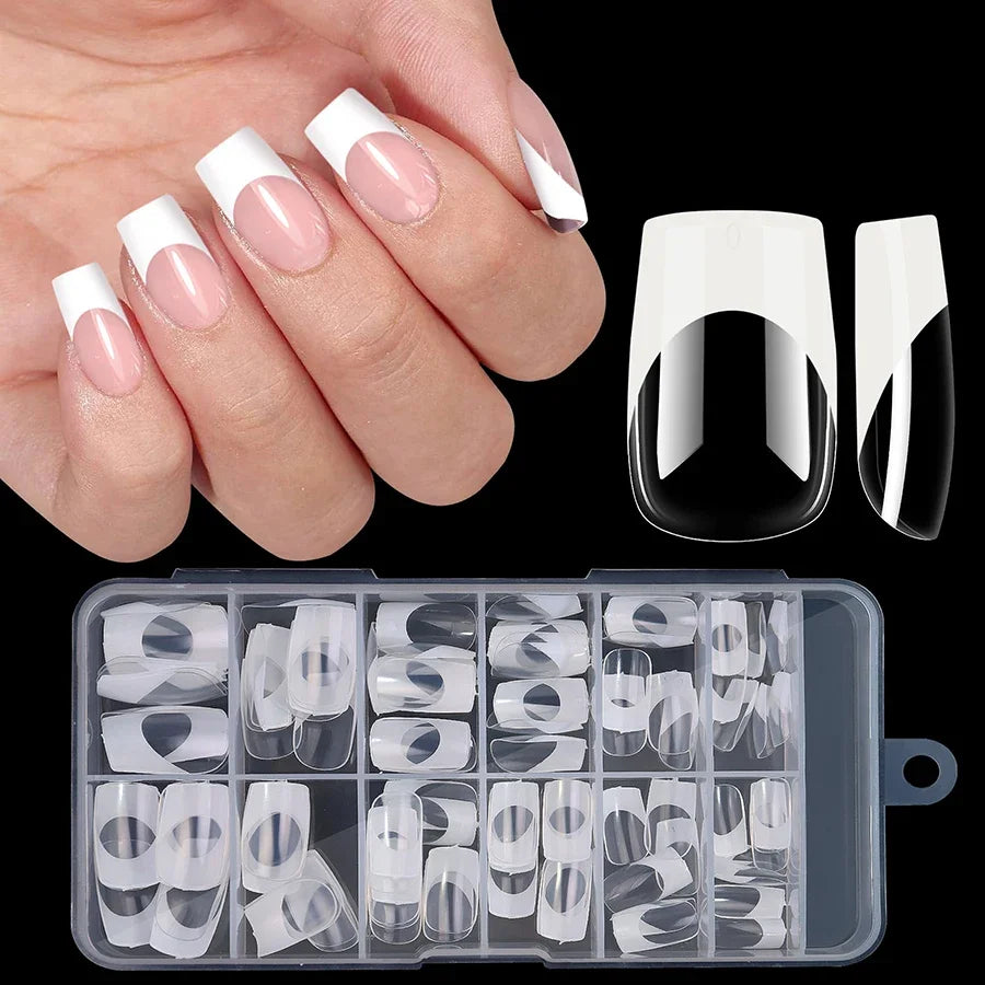 120Pcs Medium French Style Press On Nails