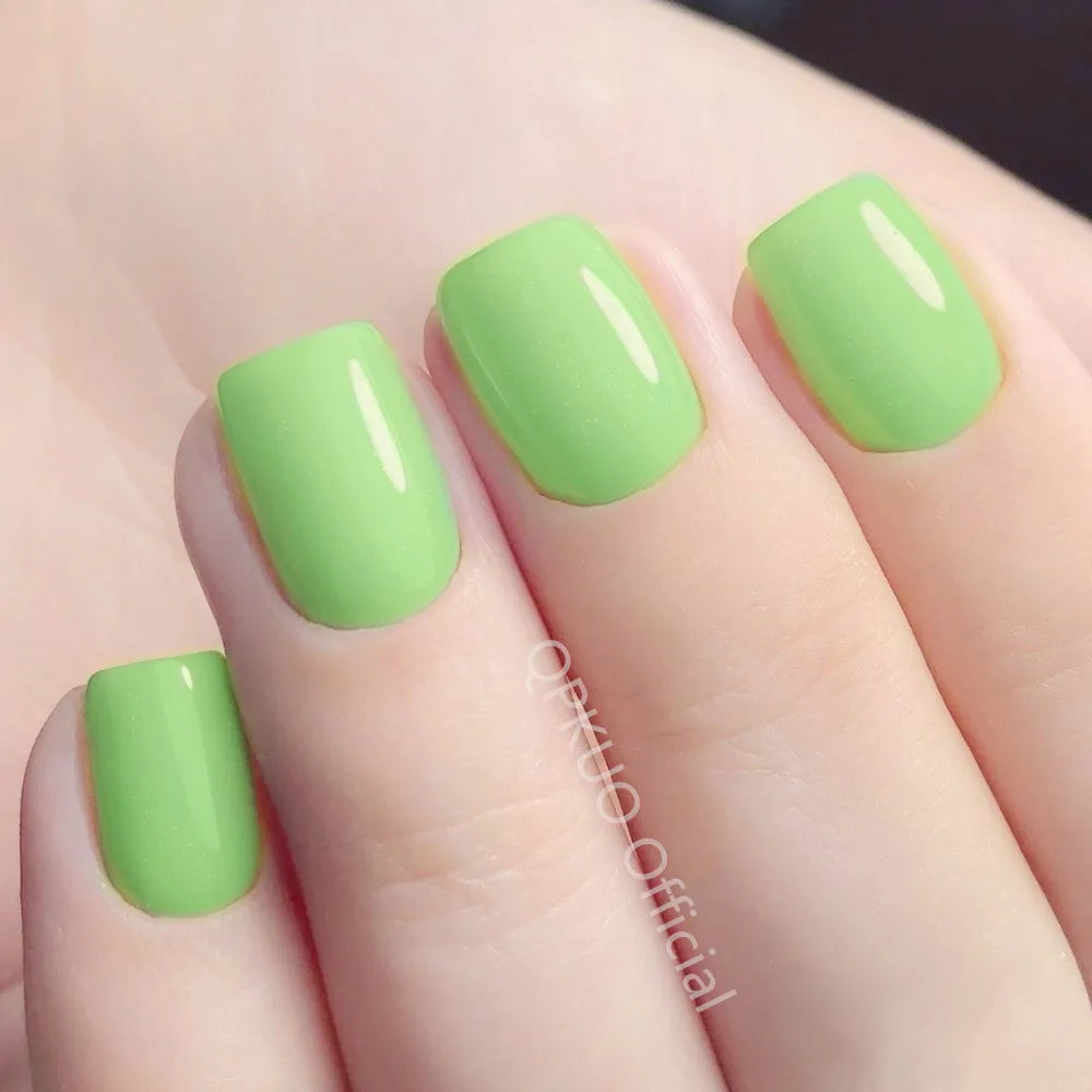 24 Pieces Navy Blue Acrylic Press On Nails