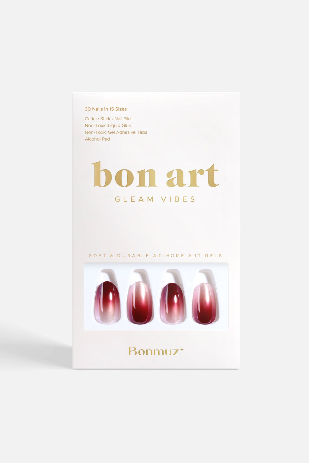 Wine Frost | Soft & Durable Press-On Nails