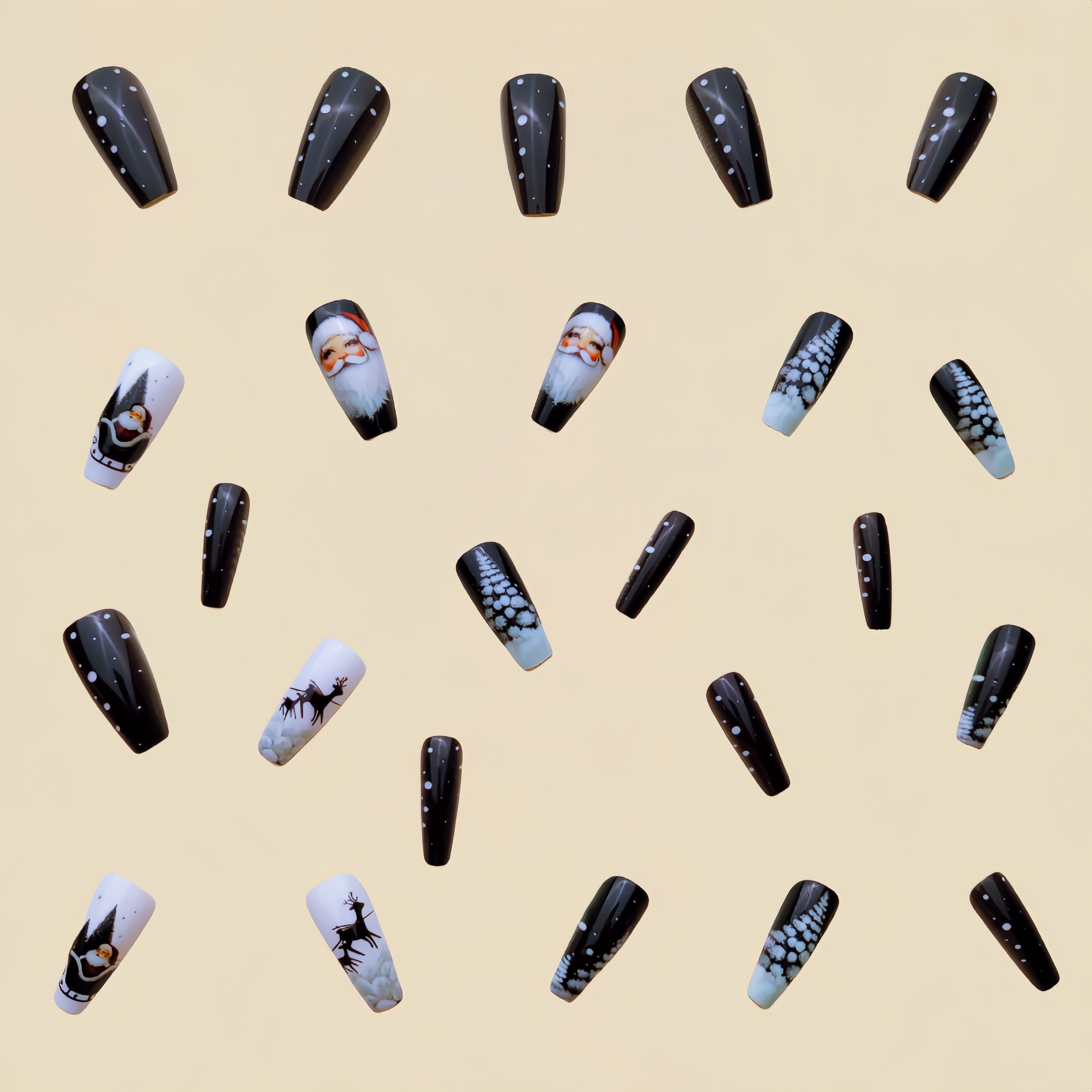 Black Ballet Press-On Nails Set