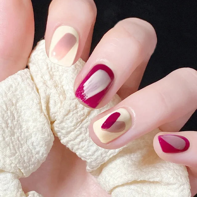 Blue Flame Love Press-On Nails