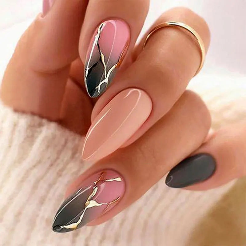 Chic Almond Press-On Nails