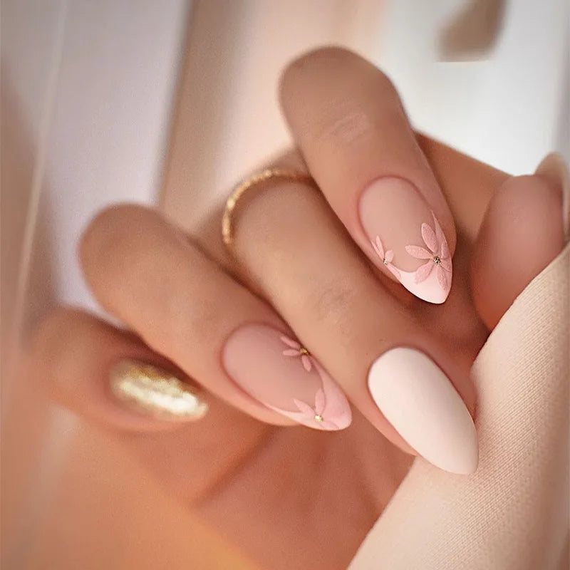 Chic Almond Press-On Nails