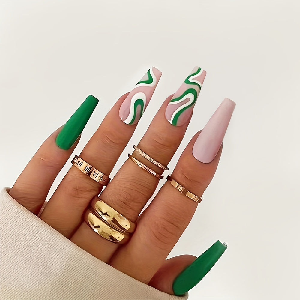 Long Ballerina Press-On Nails