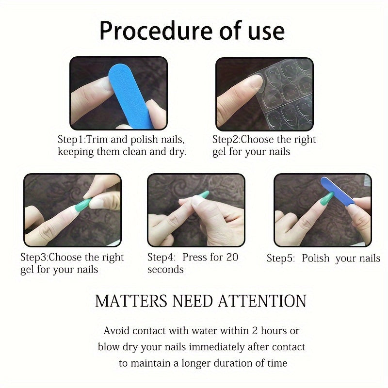 Long Ballerina Press-On Nails