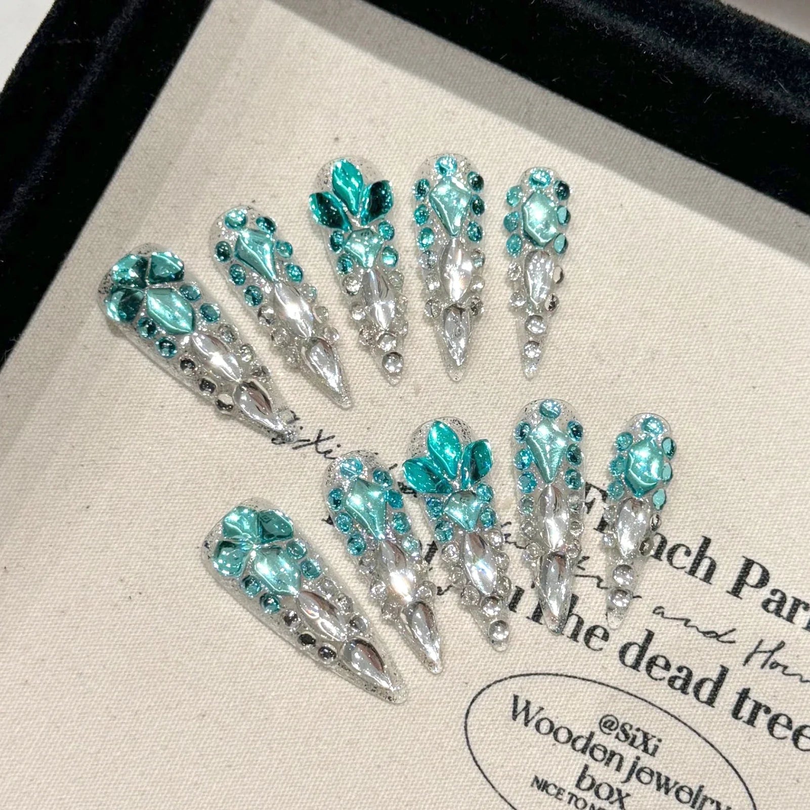 Luxury Handmade Press On Stiletto Nails