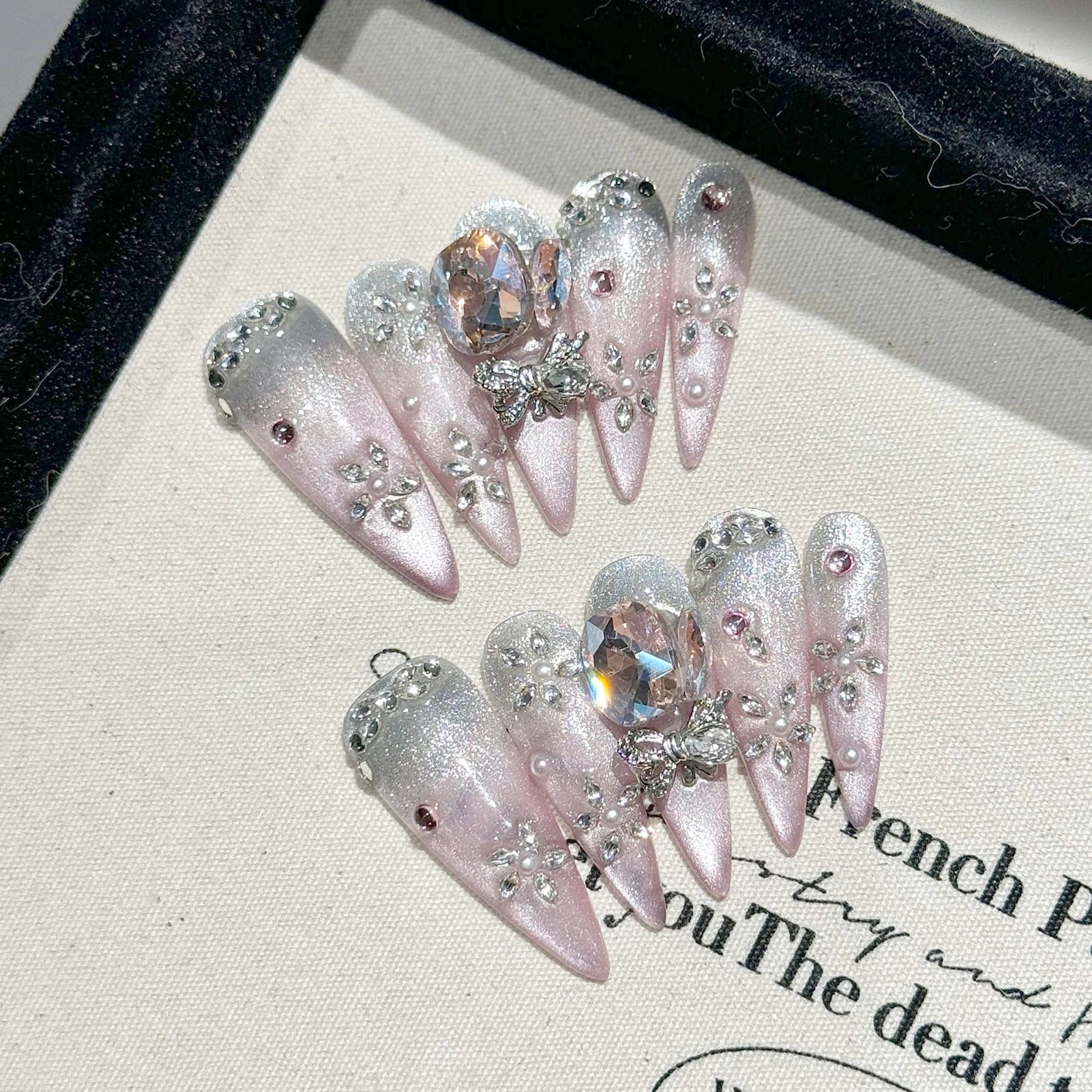 Luxury Handmade Press On Stiletto Nails