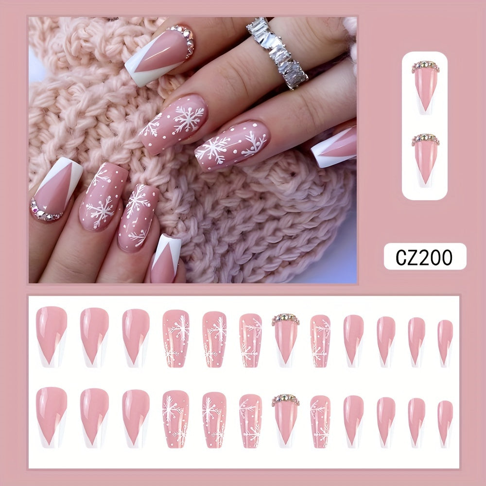 Pink Coffin Press-On Nails
