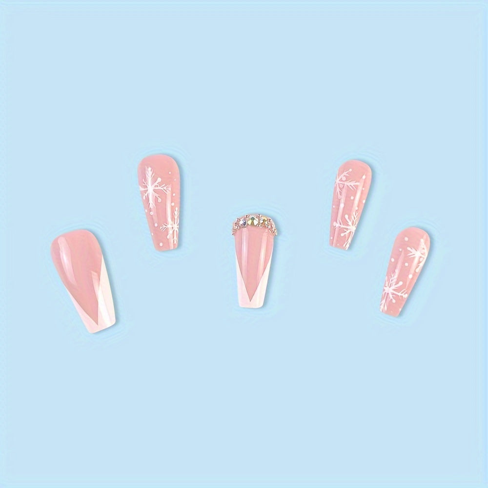 Pink Coffin Press-On Nails