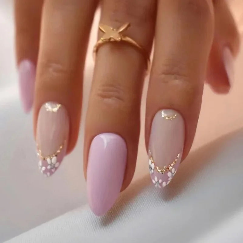 Chic Almond Press-On Nails