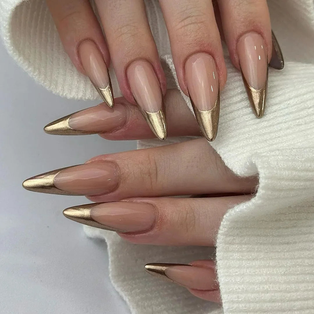 Chic Almond Press-On Nails