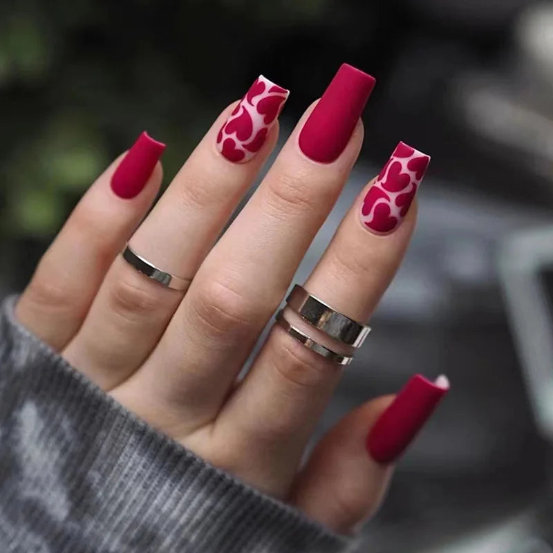 Vibrant Floral Fantasy Press-On Nails